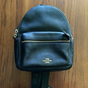 Coach Mini Leather Backpack